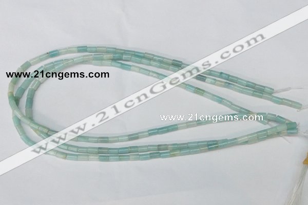 CAM605 15.5 inches 4*7mm column Chinese amazonite gemstone beads