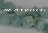 CAM617 15.5 inches 6*6mm cube Chinese amazonite gemstone beads