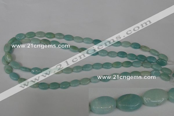 CAM622 15.5 inches 8*12mm oval Chinese amazonite gemstone beads