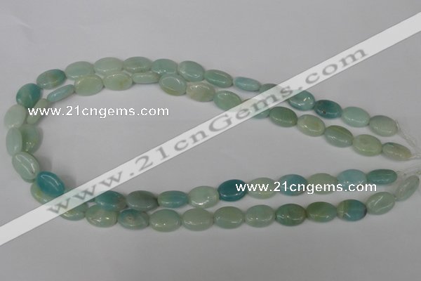 CAM623 15.5 inches 10*14mm oval Chinese amazonite gemstone beads