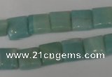 CAM624 15.5 inches 10*10mm square Chinese amazonite gemstone beads