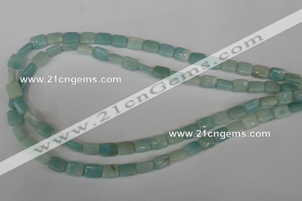 CAM628 15.5 inches 8*10mm rectangle Chinese amazonite gemstone beads