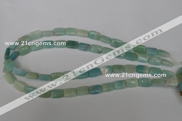 CAM629 15.5 inches 10*14mm rectangle Chinese amazonite gemstone beads