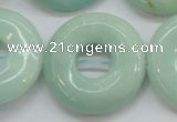 CAM654 15.5 inches 31mm donut amazonite beads wholesale