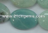 CAM665 15.5 inches 22*30mm oval amazonite gemstone beads