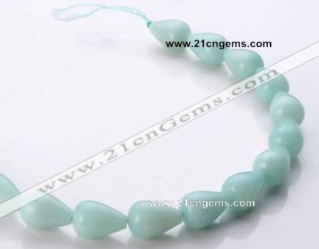 CAM70 18*25mm natural amazonite teardrop beads Wholesale