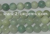 CAM702 15.5 inches 8mm round natural amazonite gemstone beads