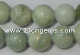 CAM705 15.5 inches 14mm round natural amazonite gemstone beads