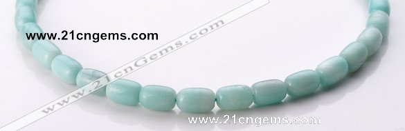 CAM77 8*12mm tube natural amazonite gemstone beads Wholesale