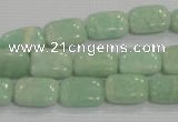 CAM852 15.5 inches 10*14mm rectangle natural Russian amazonite beads