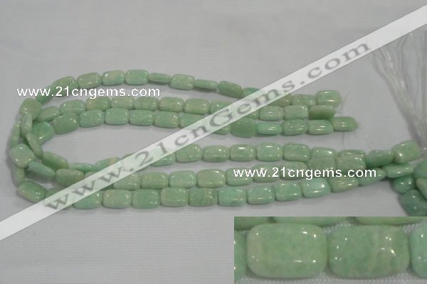 CAM852 15.5 inches 10*14mm rectangle natural Russian amazonite beads