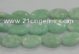 CAM858 15.5 inches 10*14mm oval natural Russian amazonite beads