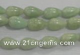 CAM860 15.5 inches 8*13mm teardrop natural Russian amazonite beads