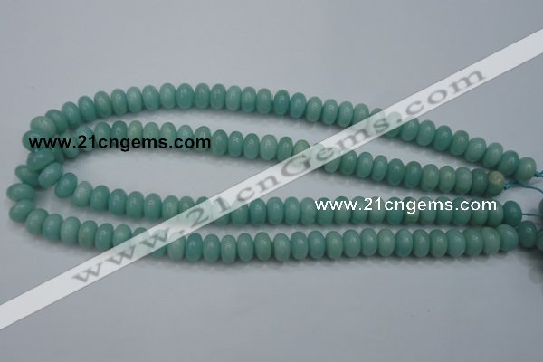 CAM910 15.5 inches 6*10mm rondelle amazonite gemstone beads wholesale