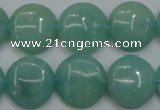 CAM917 15.5 inches 16mm flat round amazonite gemstone beads wholesale