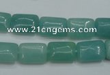 CAM932 15.5 inches 10*14mm rectangle amazonite gemstone beads