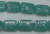 CAM933 15.5 inches 12*16mm rectangle amazonite gemstone beads