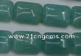 CAM935 15.5 inches 15*20mm rectangle amazonite gemstone beads wholesale