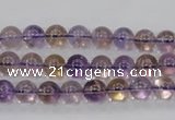 CAN01 15.5 inches 6mm round natural ametrine gemstone beads