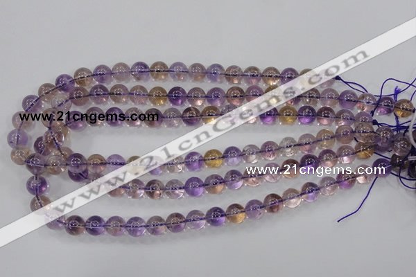 CAN01 15.5 inches 6mm round natural ametrine gemstone beads