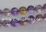 CAN04 15.5 inches 12mm round natural ametrine gemstone beads