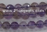 CAN10 15.5 inches 10mm faceted round natural ametrine gemstone beads