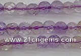 CAN105 15.5 inches 3.5mm faceted round ametrine gemstone beads