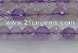 CAN106 15.5 inches 4.5mm faceted round ametrine gemstone beads