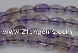 CAN18 15.5 inches 6*10mm faceted rice natural ametrine beads