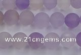 CAN202 15.5 inches 8mm round matte ametrine beads wholesale