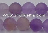 CAN204 15.5 inches 12mm round matte ametrine beads wholesale