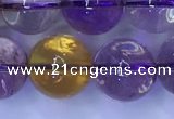 CAN223 15.5 inches 12mm round ametrine gemstone beads wholesale