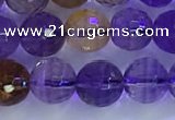 CAN225 15.5 inches 7mm faceted round ametrine beads wholesale