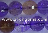 CAN226 15.5 inches 9mm faceted round ametrine beads wholesale