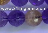 CAN227 15.5 inches 11mm faceted round ametrine beads wholesale