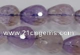 CAN25 15.5 inches 15*20mm faceted teardrop natural ametrine beads