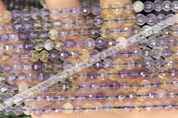 CAN251 15.5 inches 5mm pumpkin ametrine gemstone beads