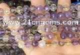 CAN253 15.5 inches 8mm pumpkin ametrine gemstone beads