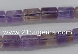 CAN27 15.5 inches 8*12mm column natural ametrine gemstone beads