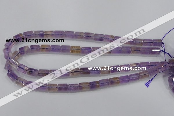 CAN27 15.5 inches 8*12mm column natural ametrine gemstone beads