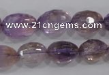 CAN28 15.5 inches 12*16mm faceted nugget natural ametrine beads