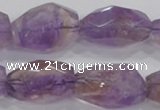 CAN30 15.5 inches 18*25mm faceted nugget natural ametrine beads