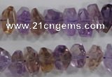 CAN31 15.5 inches 8*18mm faceted nugget natural ametrine beads