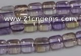 CAN36 15.5 inches 10*10mm square natural ametrine gemstone beads