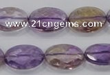 CAN57 15.5 inches 15*20mm faceted oval natural ametrine beads