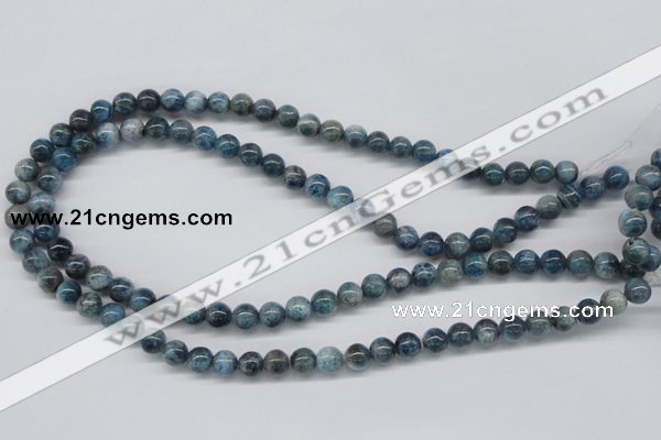 CAP01 16 inches 8mm round apatite gemstone beads wholesale