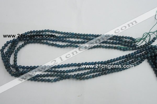 CAP201 15.5 inches 4mm round natural apatite gemstone beads