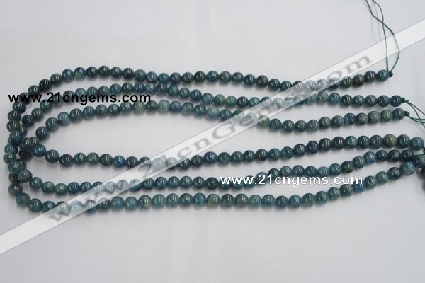 CAP202 15.5 inches 6mm round natural apatite gemstone beads