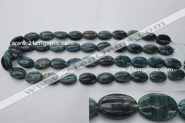 CAP323 15.5 inches 13*18mm oval natural apatite gemstone beads