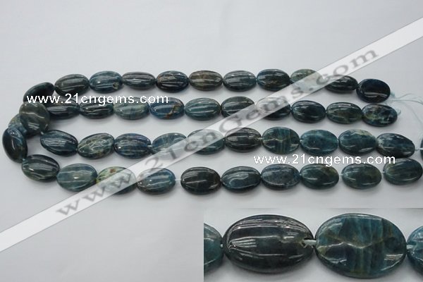 CAP323 15.5 inches 13*18mm oval natural apatite gemstone beads